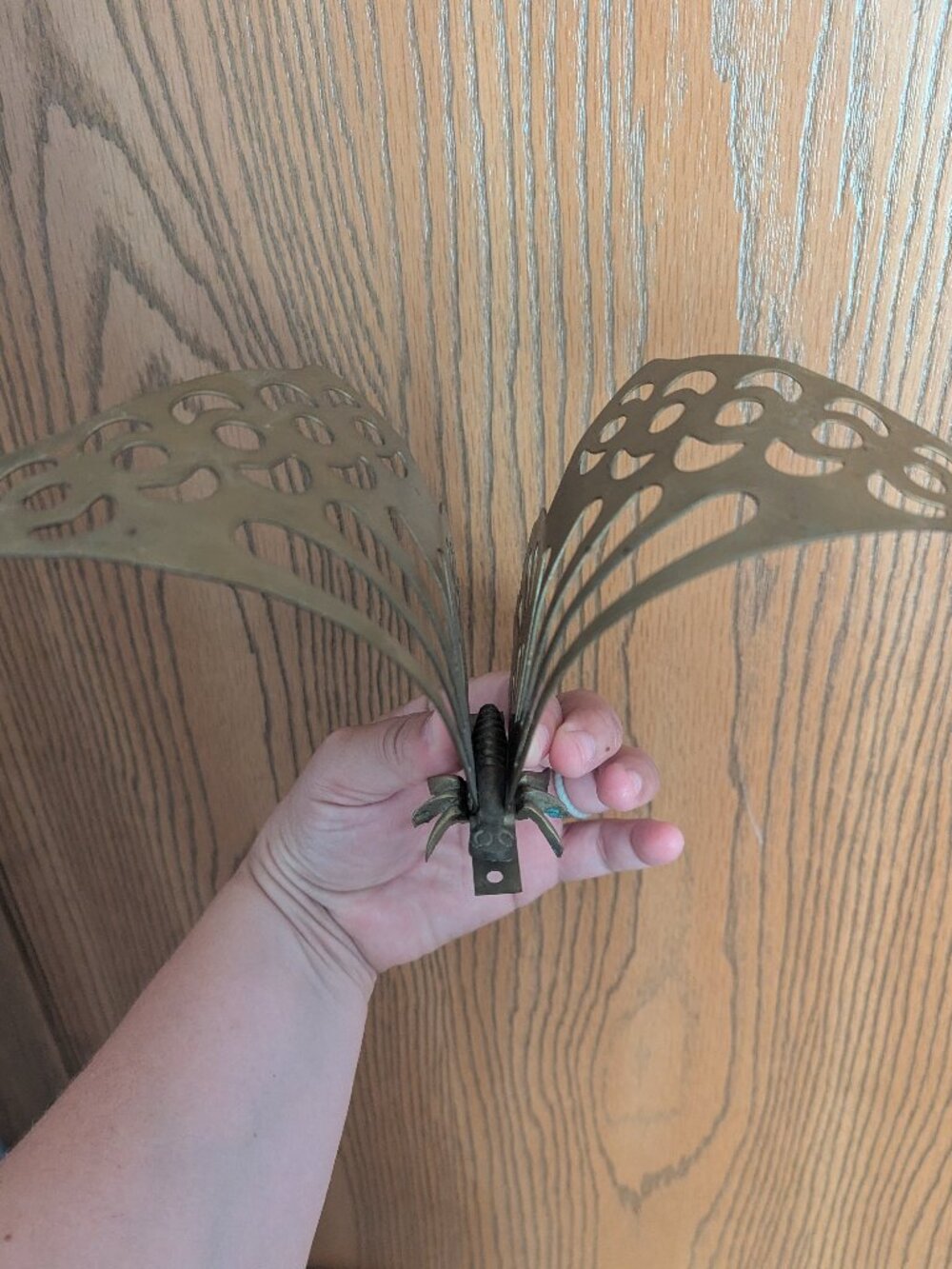 VTG Brass Butterfly Wall Decor or Table Art 3D Set of 3 MCM Metal - Picture 4 of 16